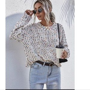 Moon and Madison Confetti Knit Sweater Women's Size XS